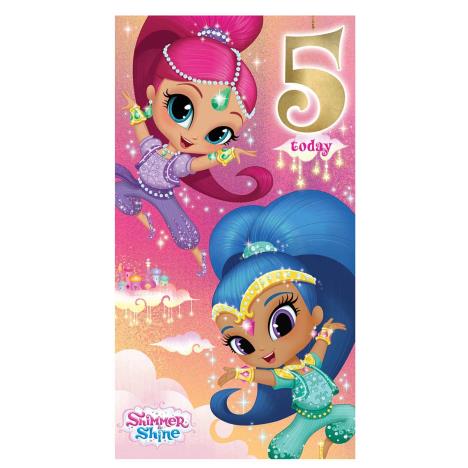 5 Today Shimmer & Shine 5th Birthday Card £2.45